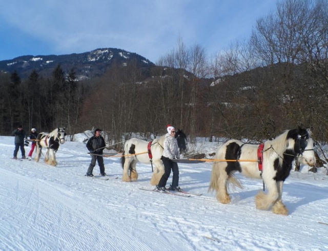 Balade ski joering a Morillon